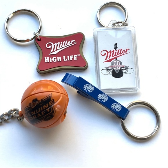 Vintage Miller High Life Beer Advertising Keychain - Picture 1 of 1